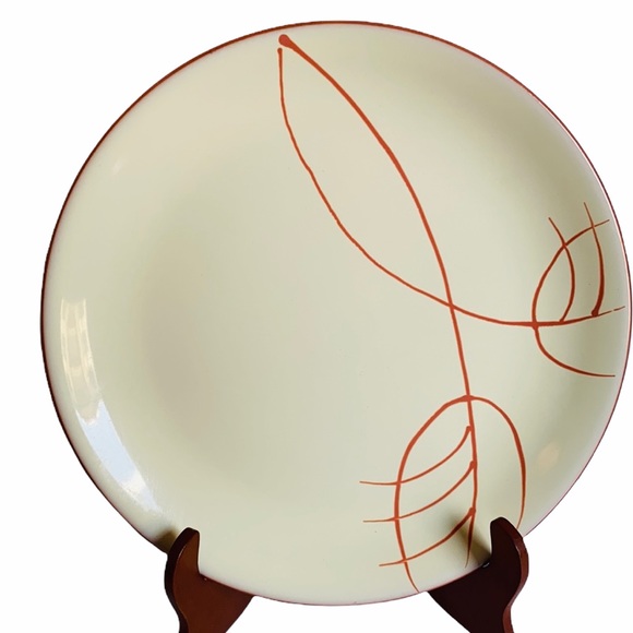 2 Molde (Portugal) Rust Terra Cotta Trim Plates - Picture 2 of 6